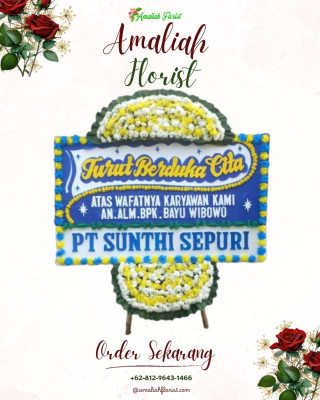 Papan Bunga Duka di Cigalontang