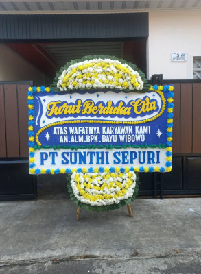 Papan Bunga Duka di Cigalontang